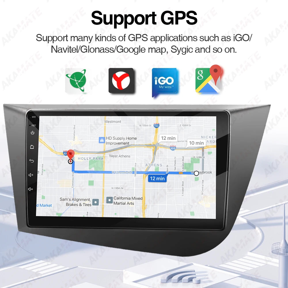 9Inch Car Radio For Seat Leon MK2 2005-2012 - CarPlay