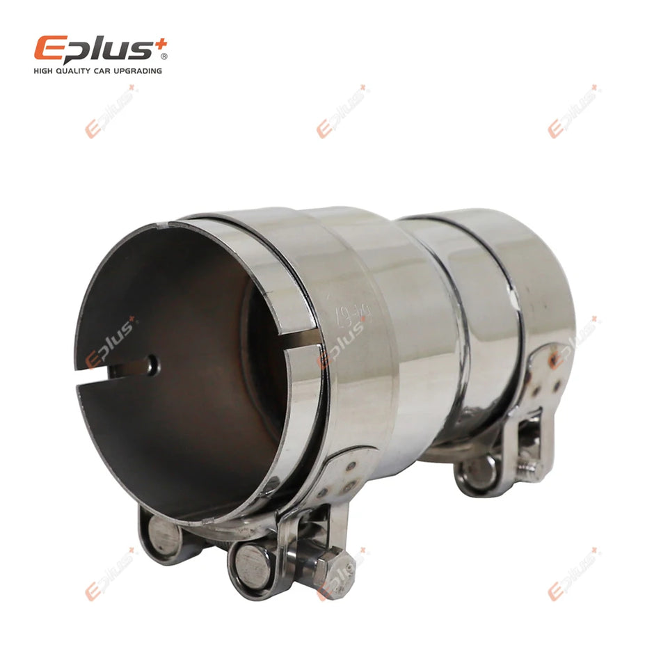 Réducteur d'échappement adaptateur 54 mm à 77 mm en acier inoxydable universel pour voiture et moto