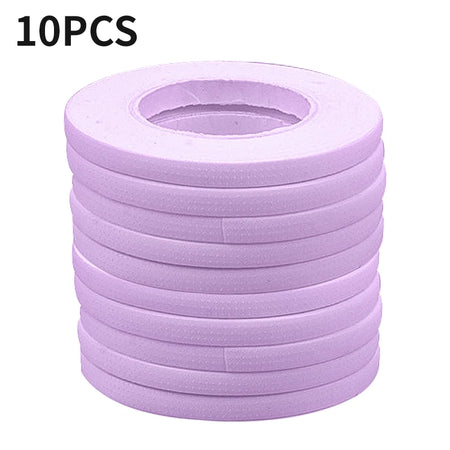 AILEISHI Micropore Eyelash Extension Tapes - 5/10pcs Rolls 10pcs purple