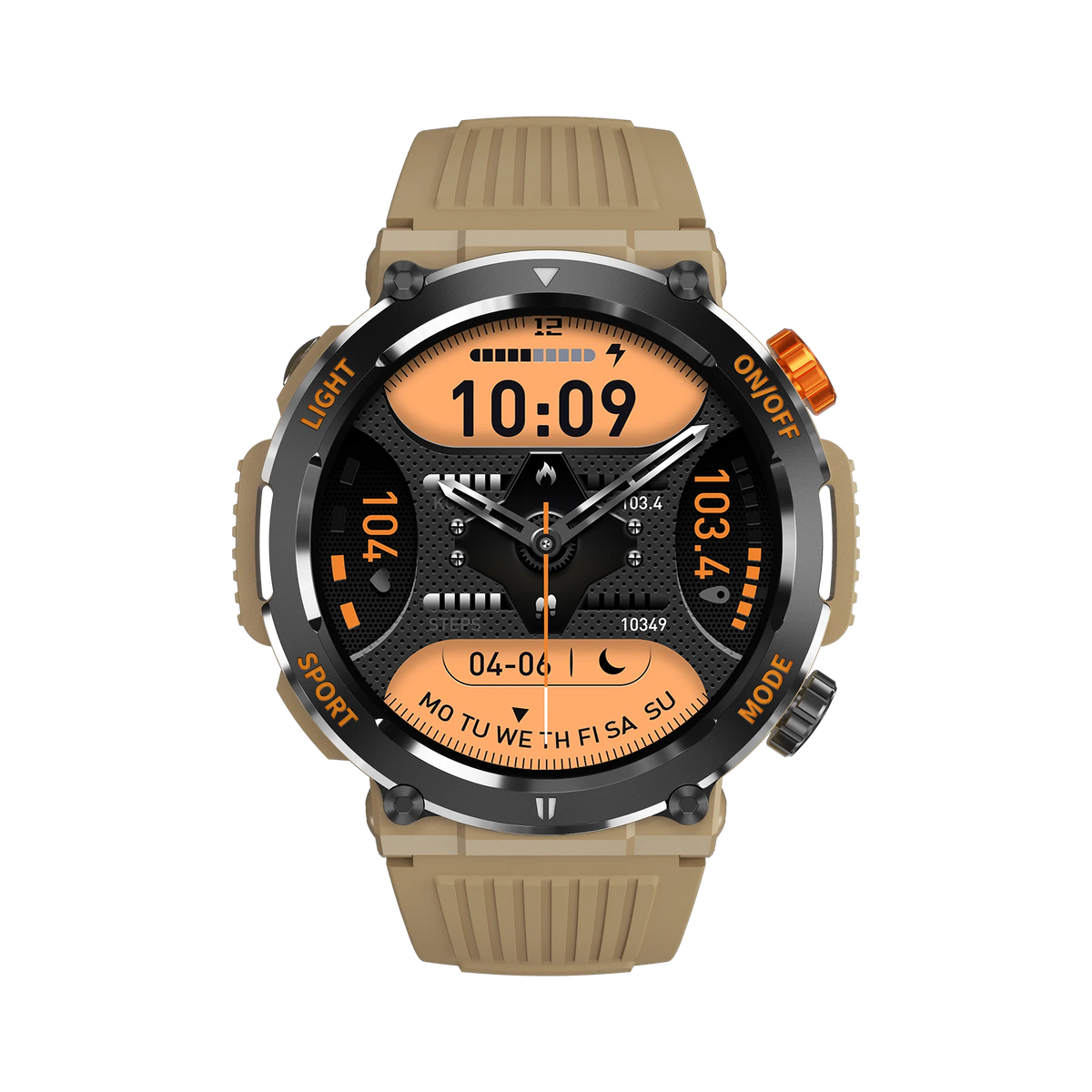 Wonlex DW17 Man Sport Fitness Smart Watch &ndash; IP67 Waterproof Brown / CHINA