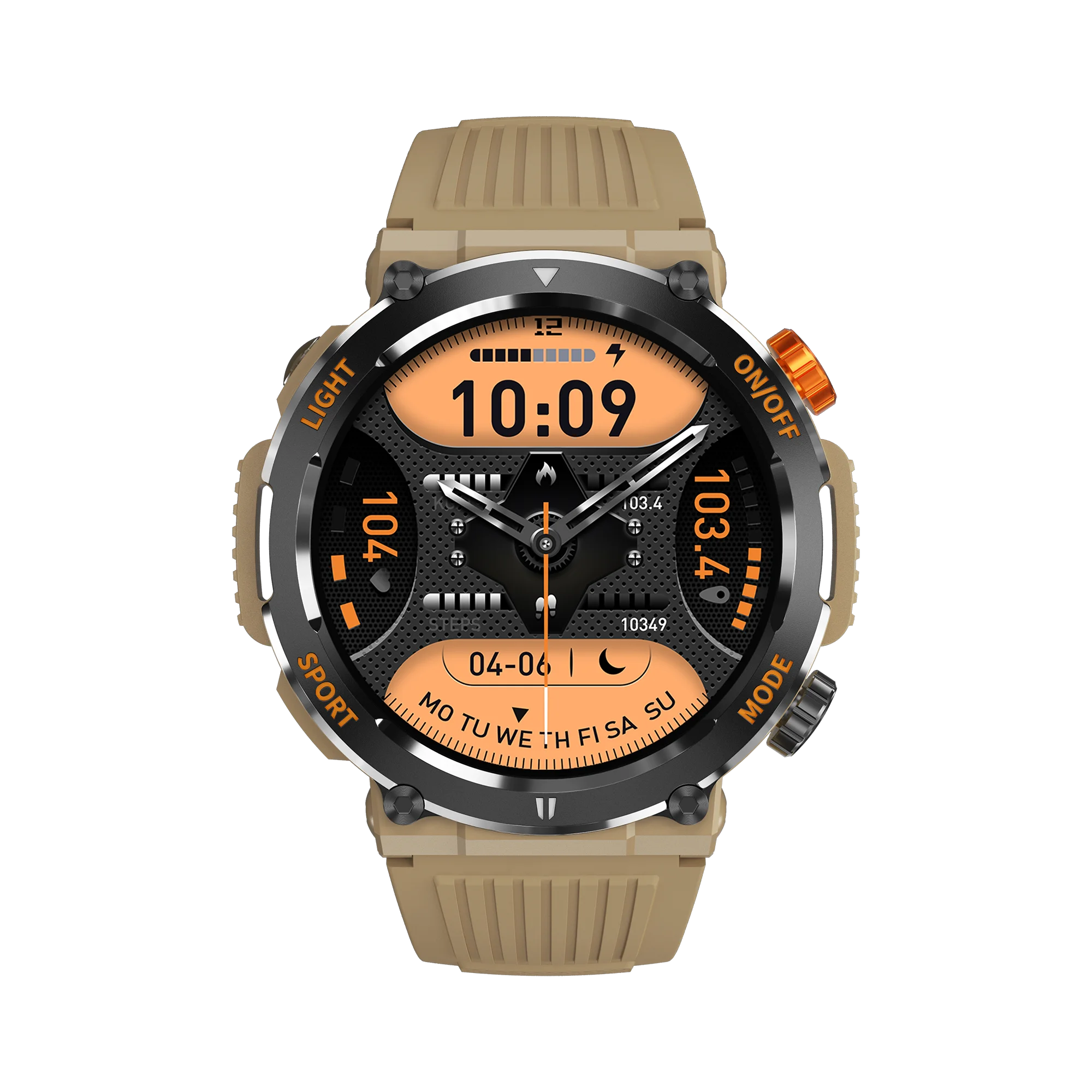 Wonlex DW17 Man Sport Fitness Smart Watch &ndash; IP67 Waterproof Brown / CHINA