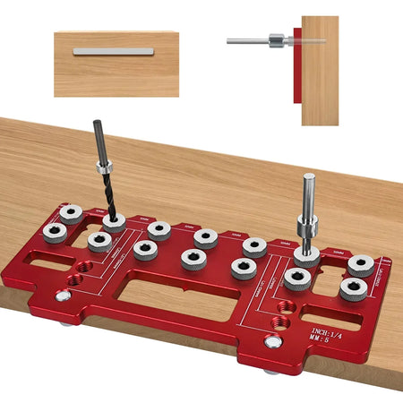 Aluminum Pocket Hole Jig Kit &ndash; Precise Hole Template