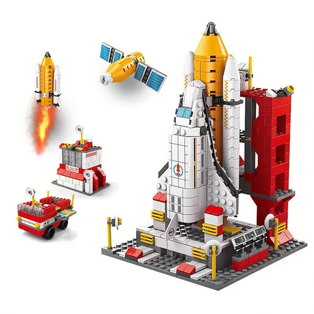 Aerospace Rocket Blocks 1000 Pcs &ndash; Creative Space Play