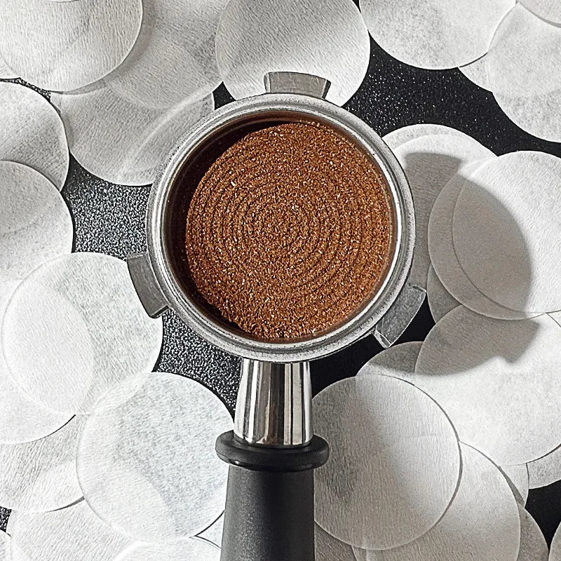Coffee Machine Handle Round Filter Paper &ndash; Eco-Friendly and Stocked 100Pcs