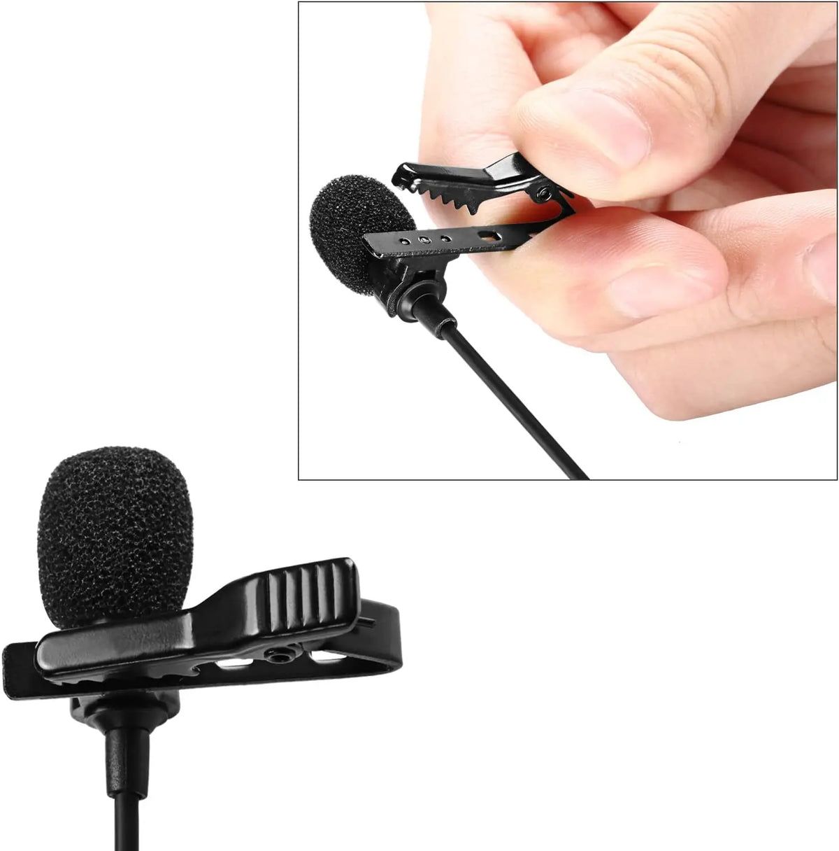 Neewer Lapel Microphone Clipon Mic &ndash; Clear Audio Experience