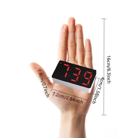 LED Smart Digital Alarm Clock with Intelligent Light Detection