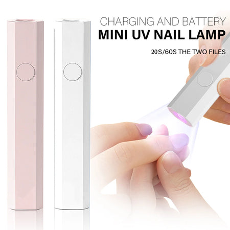 YIKOOLIN Mini 3W UV LED Nail Light &ndash; Two Timer Settings