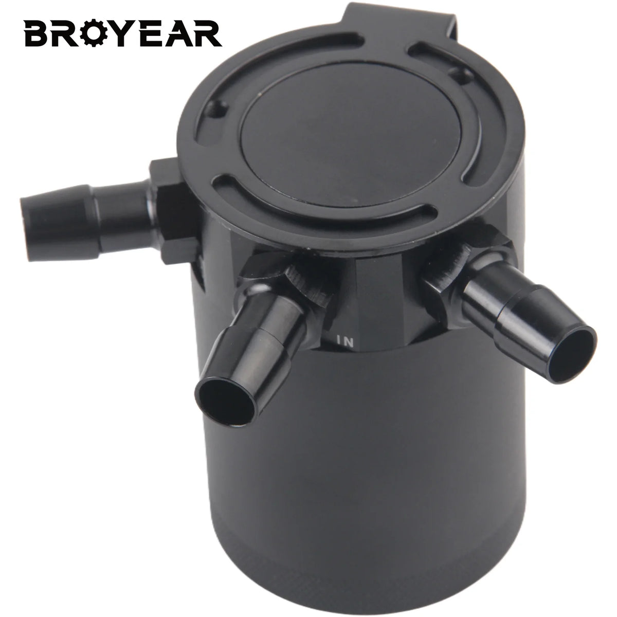 Aluminum Baffled Oil Catch Can With 3 Ports, Universal 180ml Tank by InterCyprus Trading Ltd