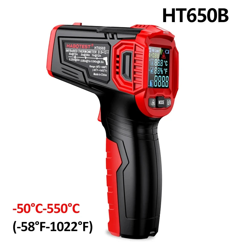 HT650 Infrared Thermometer &ndash; Non Contact IR Temp Meter HT650B