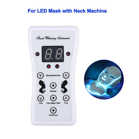 Remote Control For LED Facial Mask &ndash; Seven-Color LED Beige