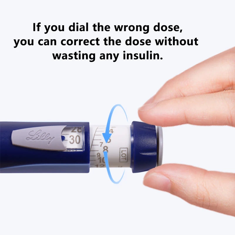 Portable Lilly Huma Lancing Pen Ergo 2 - Fits 3ml Syringes