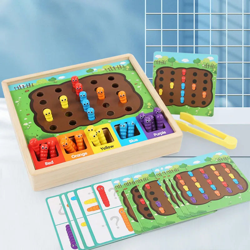 Wooden Bee Game &ndash; Montessori Fine Motor Skills Toy Pro NB320C2