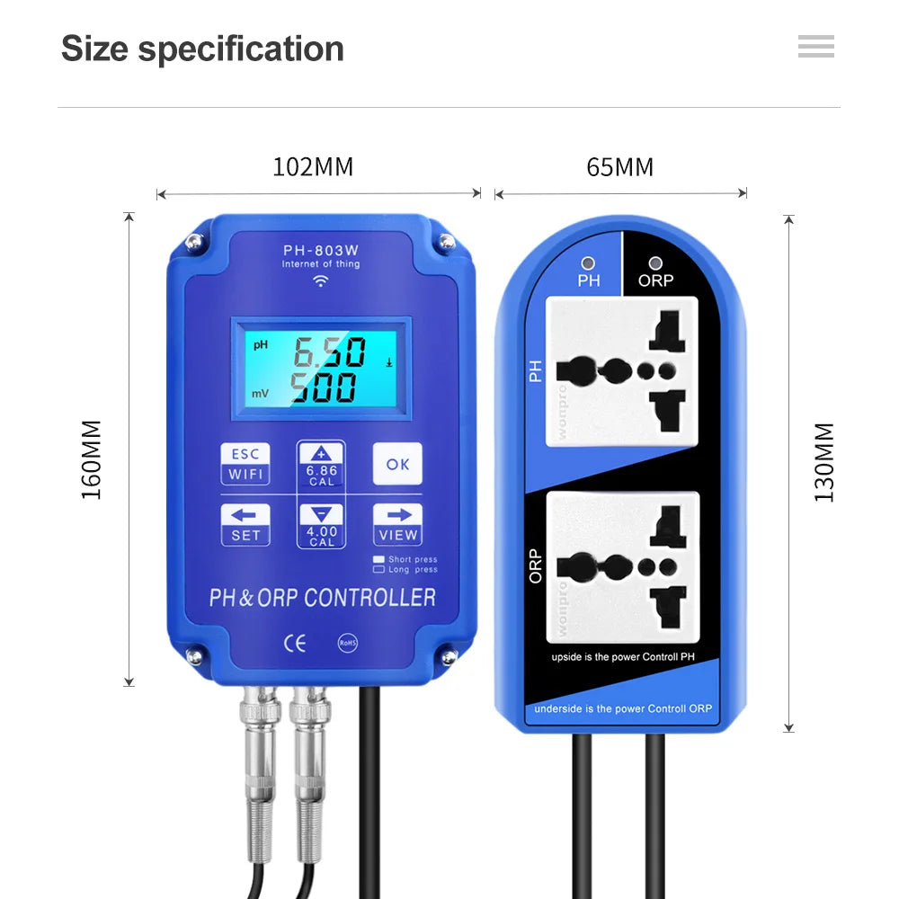 PH-803W &ndash; WiFi Enabled Water Monitoring For Hydroponics