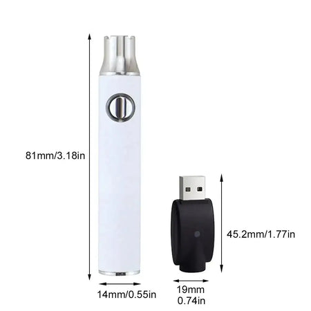Cordless USB Soldering Pen 5V 8W Rechargeable Temp Control 650 mAH white