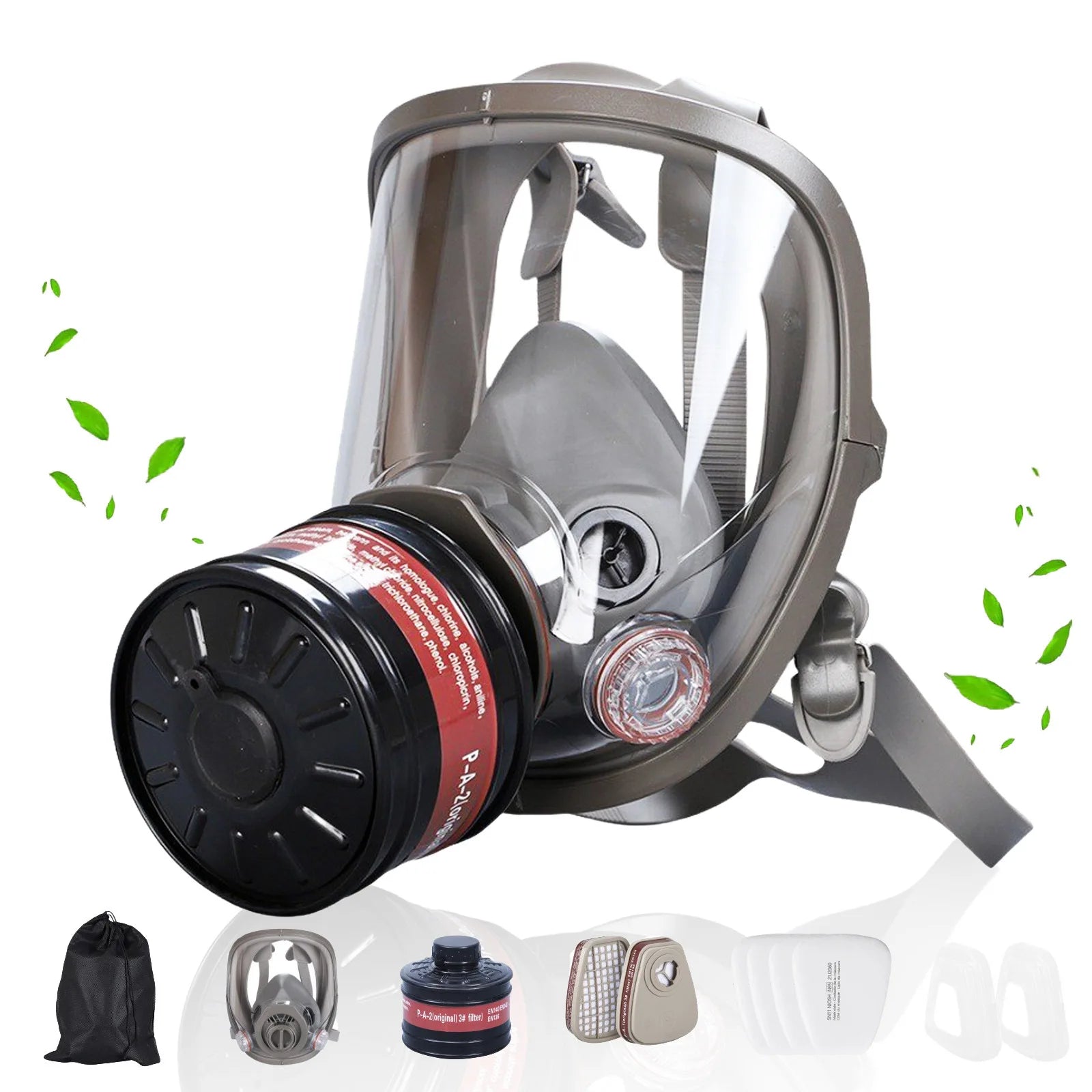 Full Face Gas Mask – Superior Chemical Protection with 40mm Filter ...