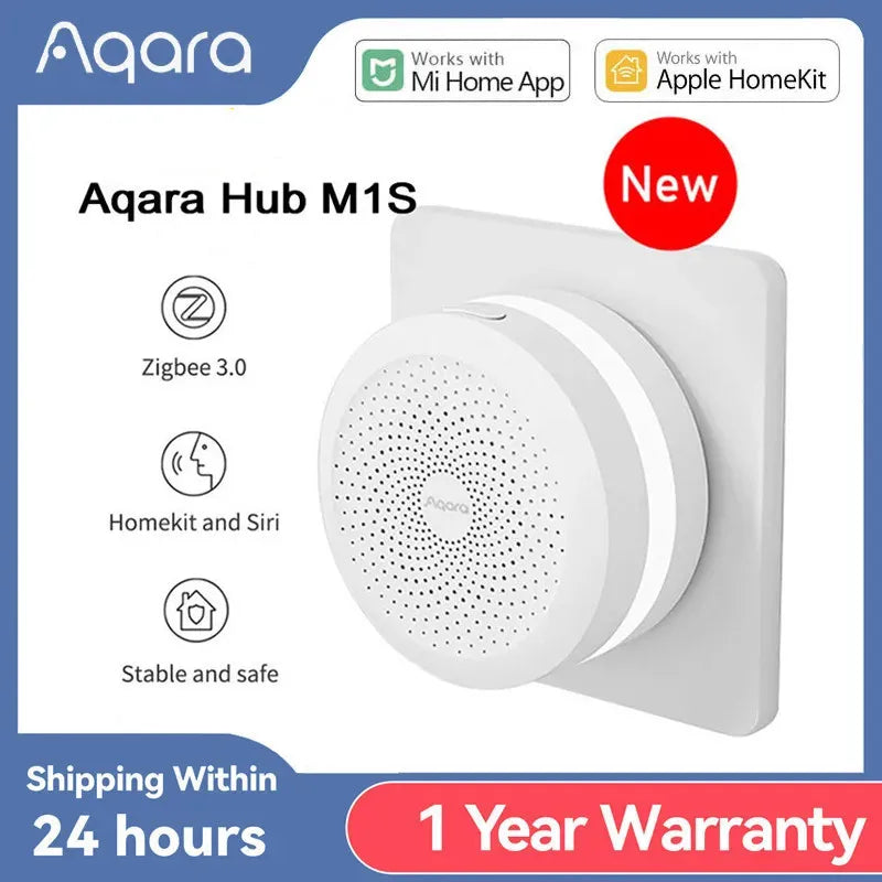 Aqara Smart Hub M1S Gateway S Zigbee 3.0, Wi-Fi I RGB Noćna Lampa
