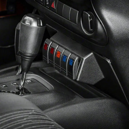 Lower Switch Panel 5 Rocker Style Switches for Jeep Wrangler JK 2/4WD Automatic 2011-2015 by InterCyprus Trading Ltd