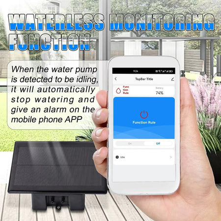 Smart Solar Water Timer &ndash; Automatic Drip Irrigation Control