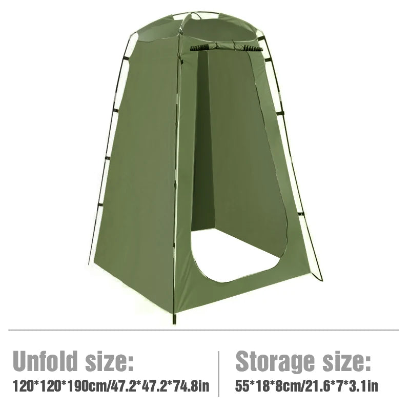 Westtune Portable Waterproof Privacy Shower Tent for Camping and Outdoor Use GREEN