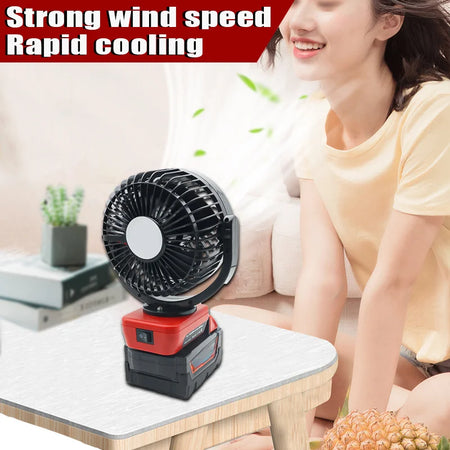 48-11-1835 Fold Fan USB Charger Power Bank - Fast Charge