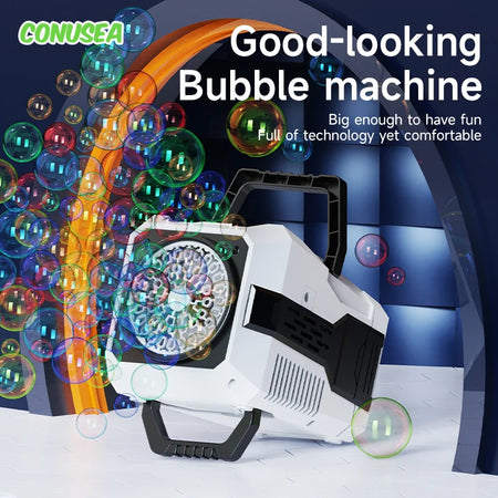 Spaceman Bubble Gun &ndash; Fully Automatic 12 Holes for Endless Fun