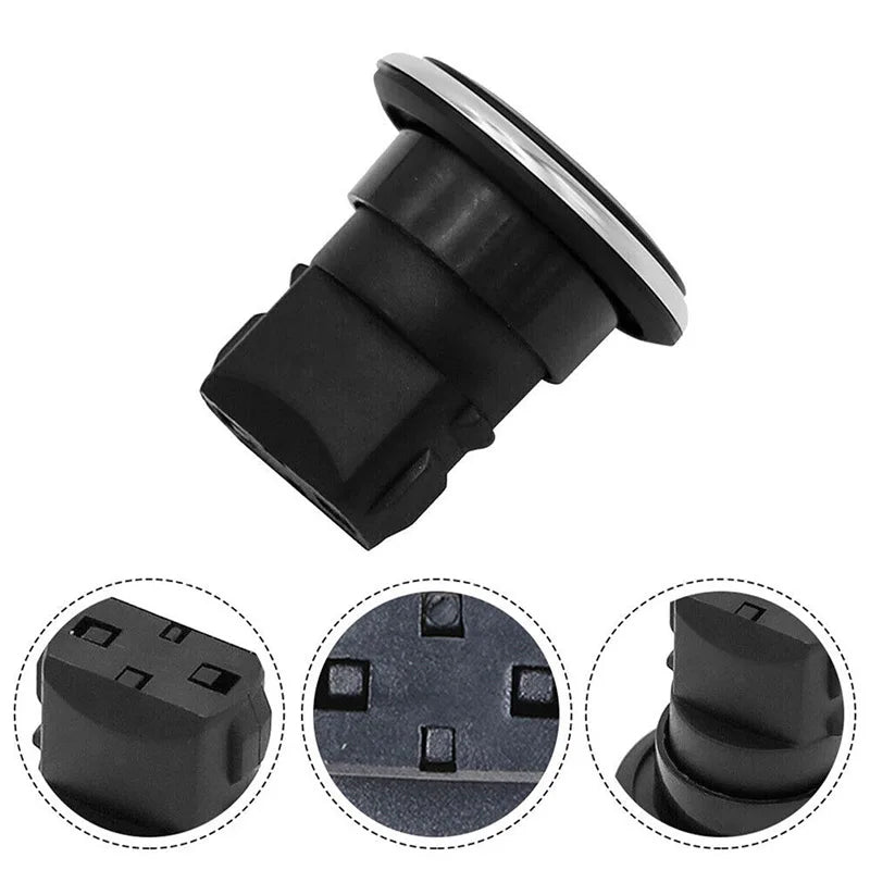 Start Stop Ignition Button Replacement For Jeep Commander 2009 ABS Black Durable ABS Finish