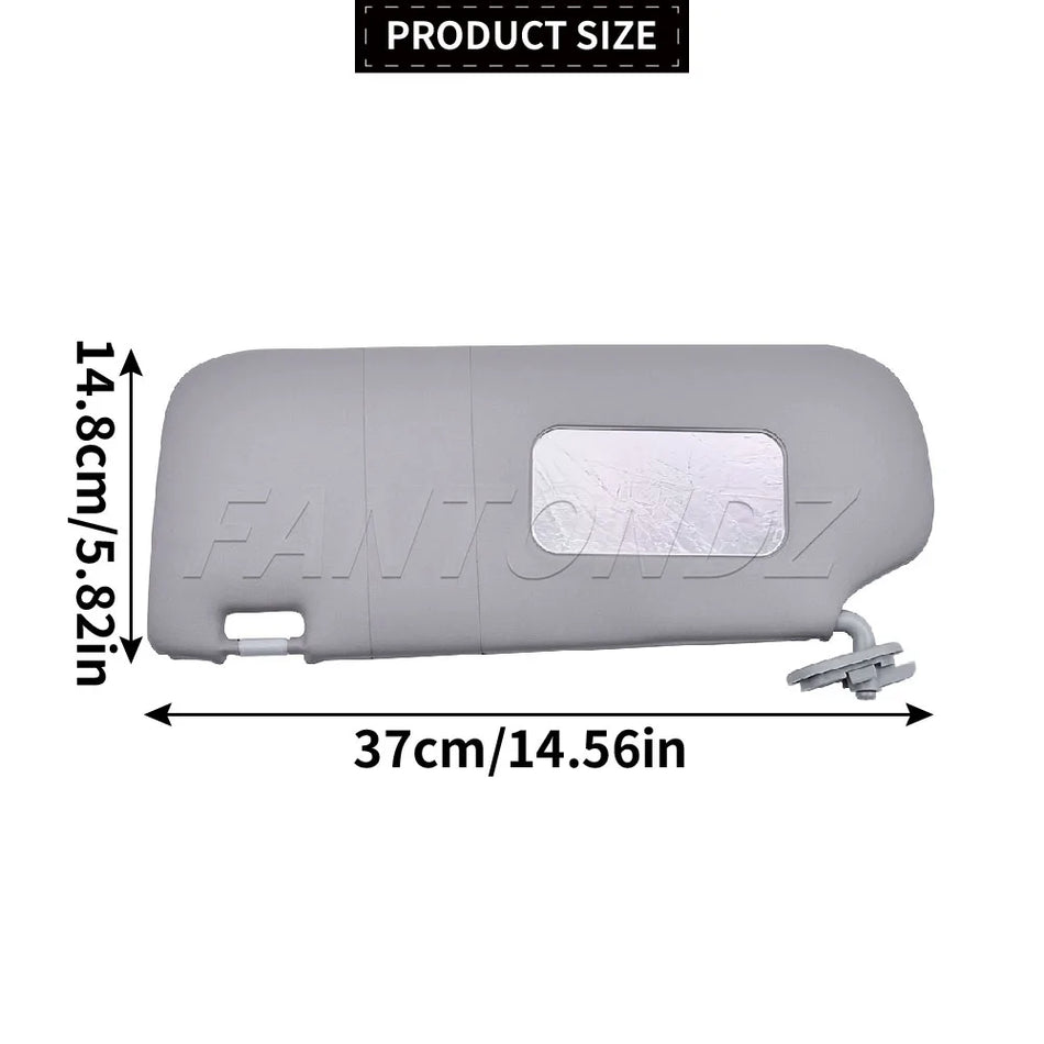 Parasoles izquierdo y derecho con espejo de maquillaje para Hyundai I20 MK1 2008-2018