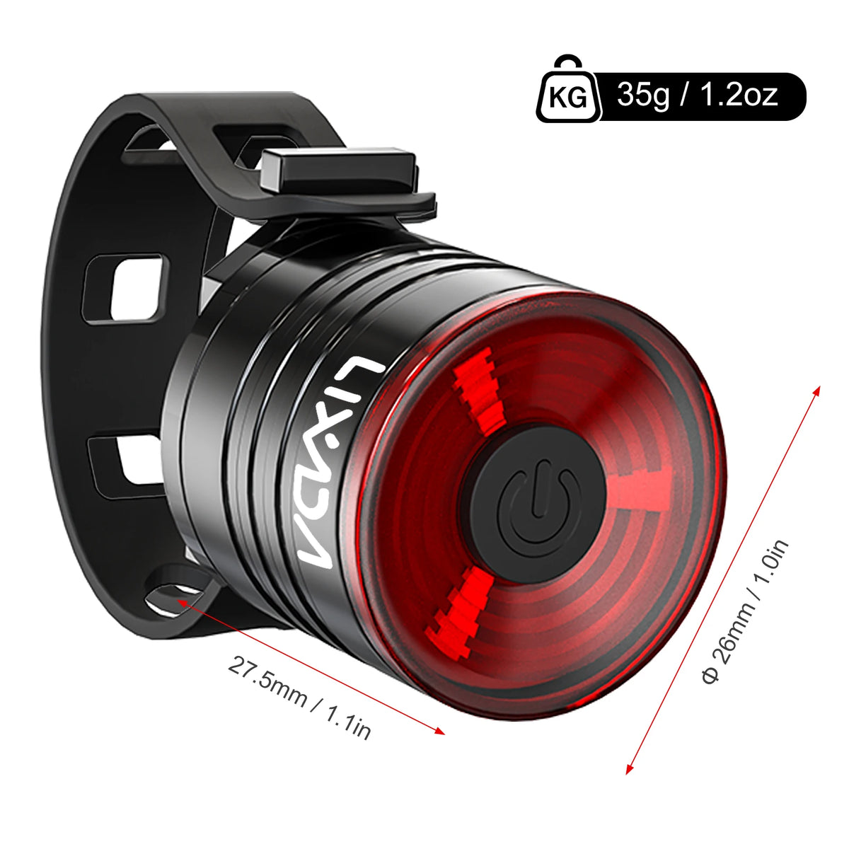 Lixada Bike Tail Light &ndash; Ultra Bright 200 Lumen Output