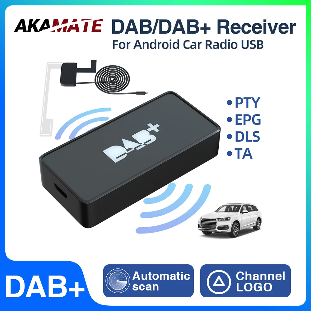 DAB+ Antenna For Android Car Radio &ndash; USB GPS Receiver