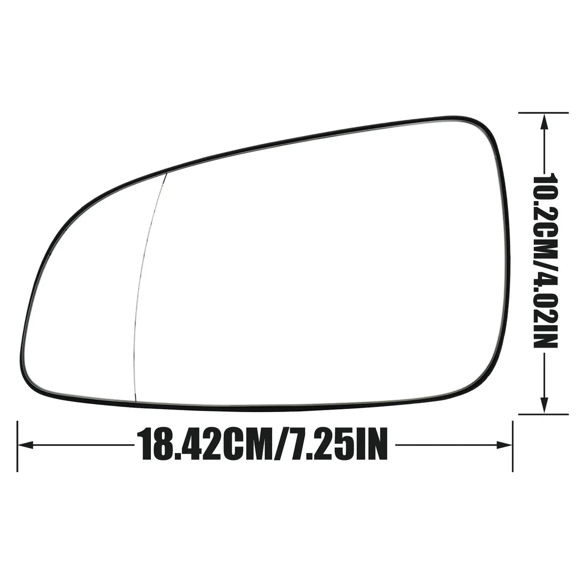 For Opel / Vauxhall / Holden Astra H 5 Mk5 2004 2005 2006 2007 2008 2009 Left Right Pair Side Door Wing Mirror Glass Heated by InterCyprus Trading Ltd