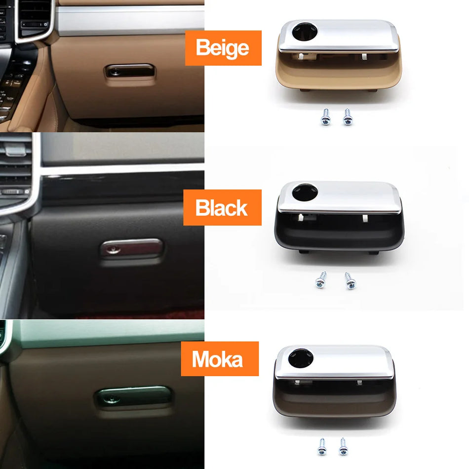 Дръжка за капак на жабката за Porsche Cayenne 958 2010-2018 табло PC+ABS с хромирано покритие