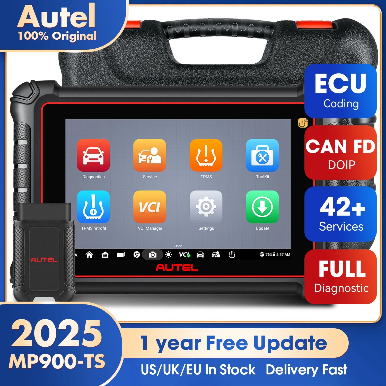 Autel MaxiPRO MP900-TS &ndash; TPMS Diagnostics And ECU Coding GERMANY