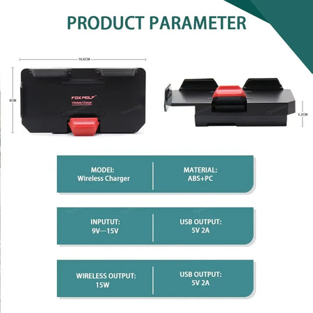 BMW Wireless Charging GPS Phone Holder - Garmin Nav Base