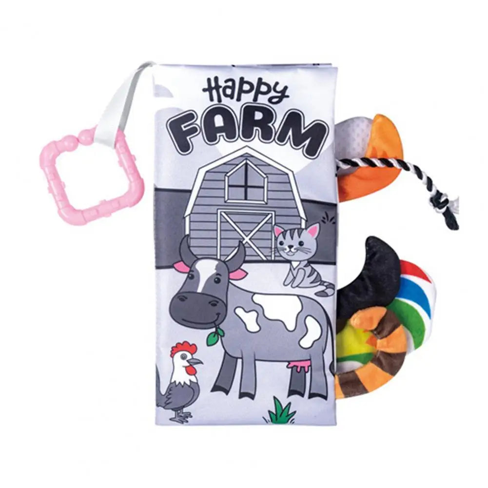 3D Cloth Book &ndash; Parent-Child Interactive Learning Toy farmanimals