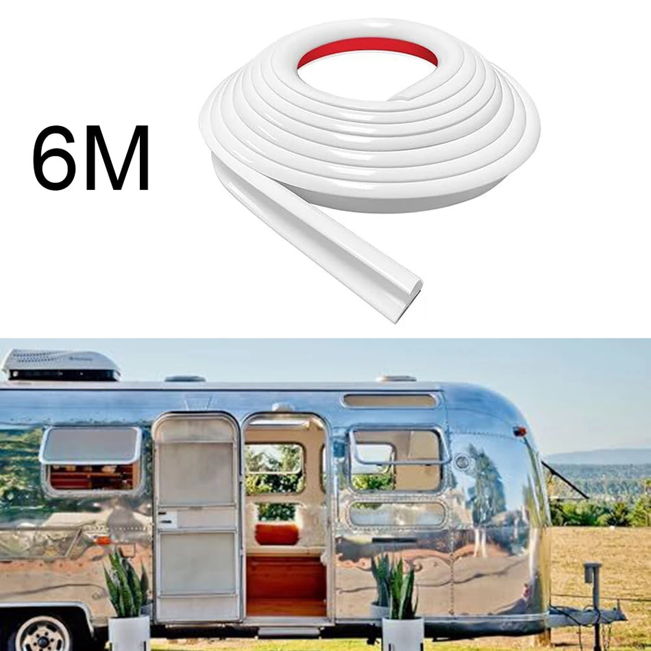 Νυχτερινό Κιστ RV Υδρορροή PVC 6M Ράγα Σταγόνας Σχήμα J Υδρορροή Στέγης