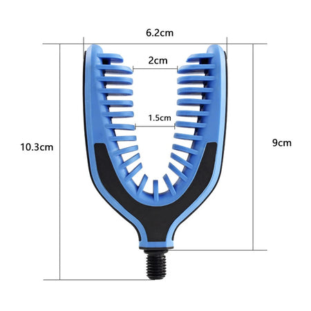 Carp Rod Rest Head M3/8 Thread &ndash; Compact Lightweight Design