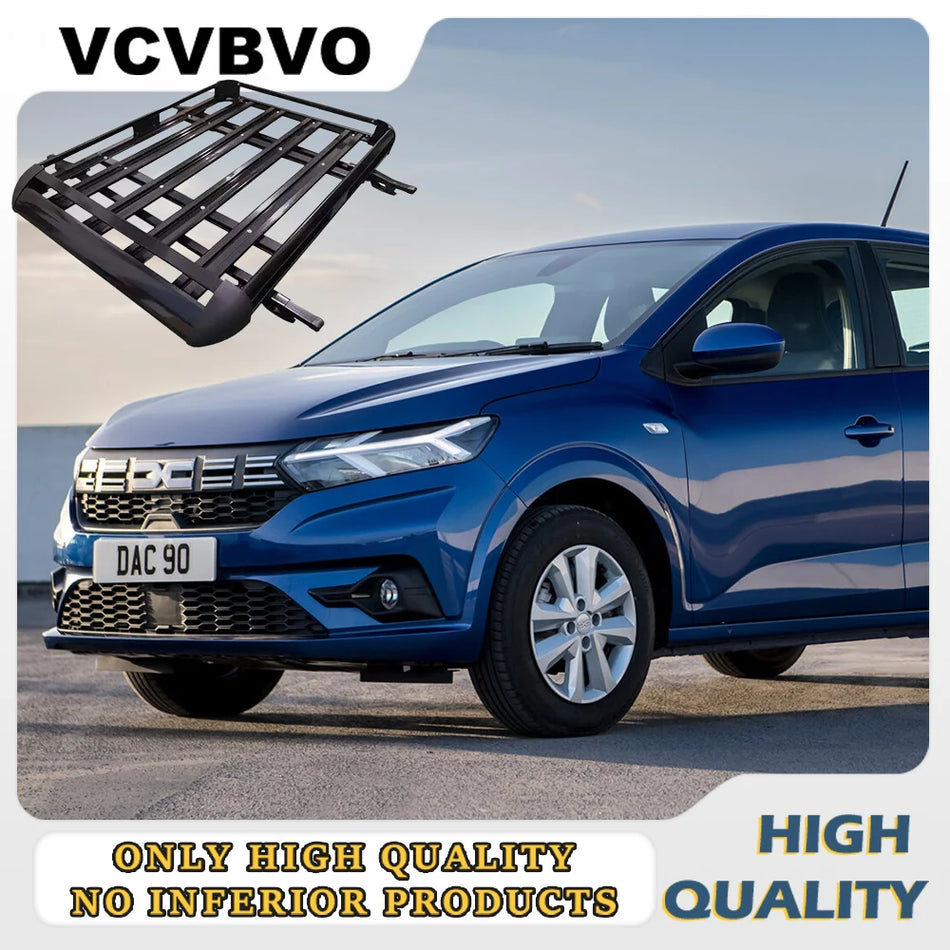 Dacia Sandero jumta bagāžas grozs, divkāršā slāņa alumīnija sakausējums, zems gaisa pretestība