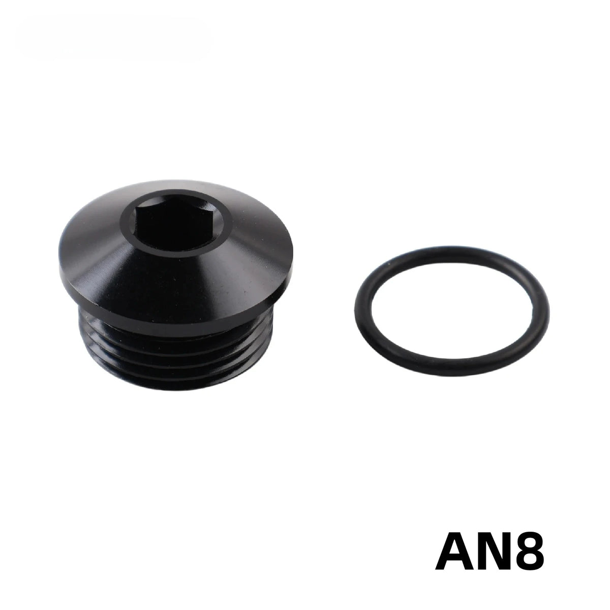 Aluminum AN Port Plugs With O-Ring Seal Boss Block Off Adapter by InterCyprus Trading Ltd