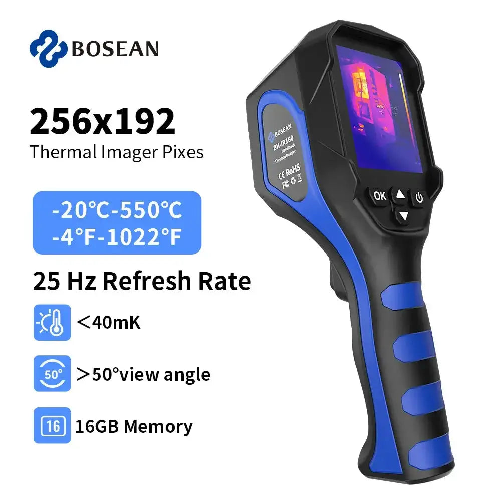 Bosean Thermal Imaging Camera 256x196 For HVAC Maintenance