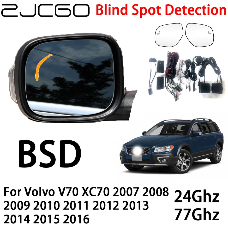 Volvo V70 XC70 2007-2016 için Güvenlik Yükseltmesi ile Kör Nokta Tespiti ile Radar Uyarı Sistemi