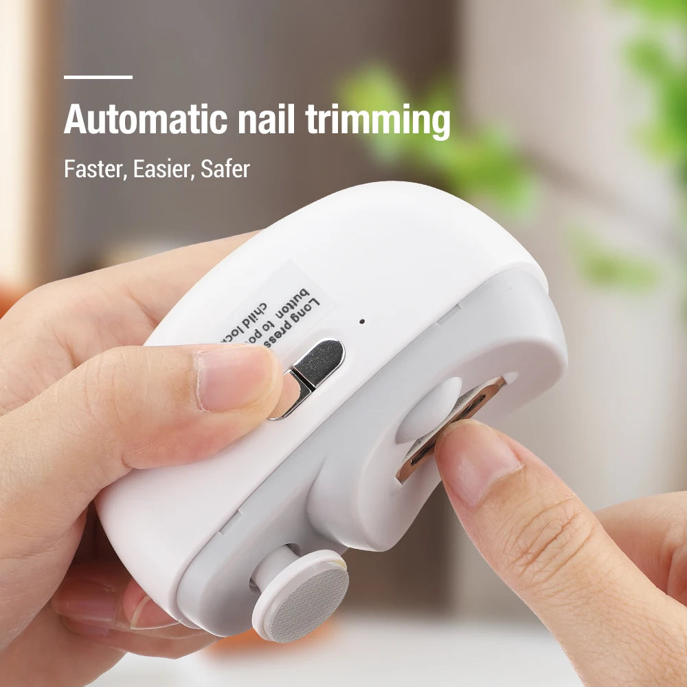 Electric Nail Clipper 3 In 1 &ndash; LED Lights For Nail Care