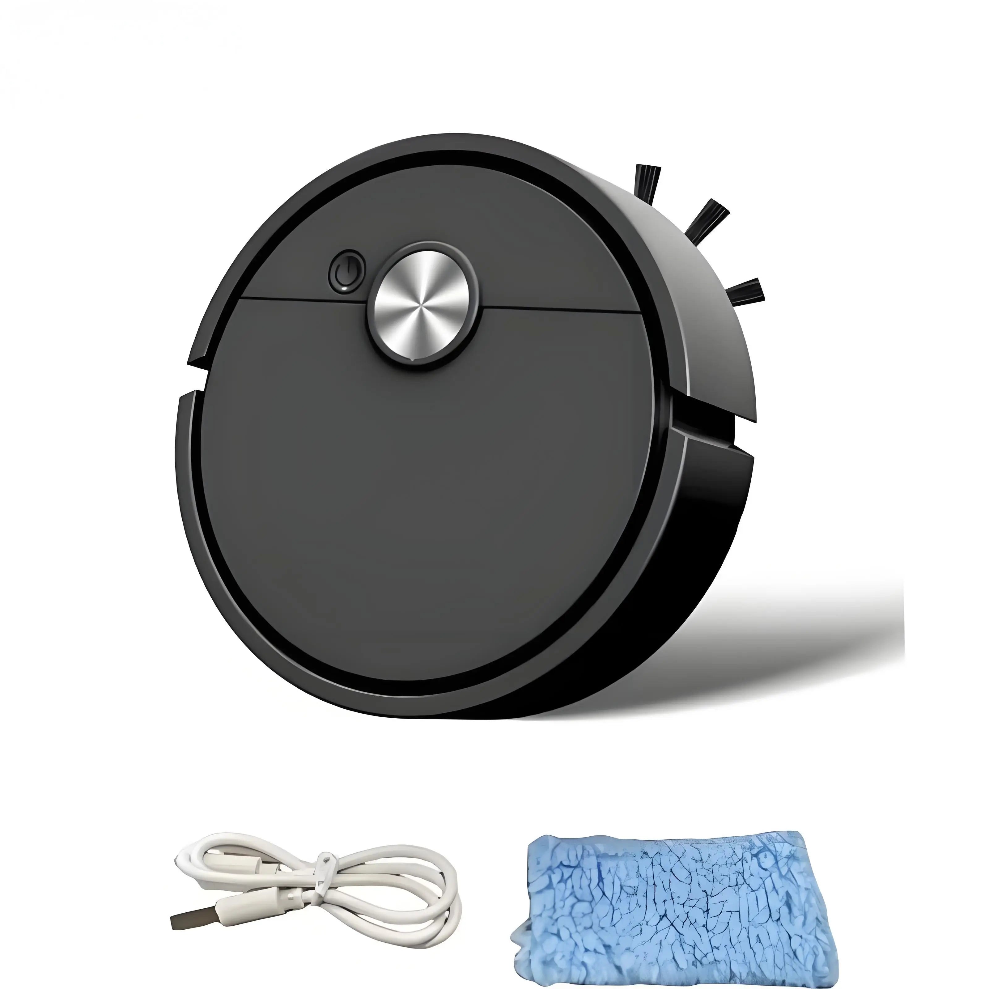 New 4000Pa 3 in 1 Smart Robot Vacuum &ndash; Strong Suction black