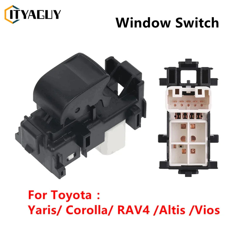 Toyota Yaris, Corolla, RAV4 için Sol Taraf Elektrikli Cam Yükseltici Kontrol Anahtarı, Birden Fazla Nesil Uyar