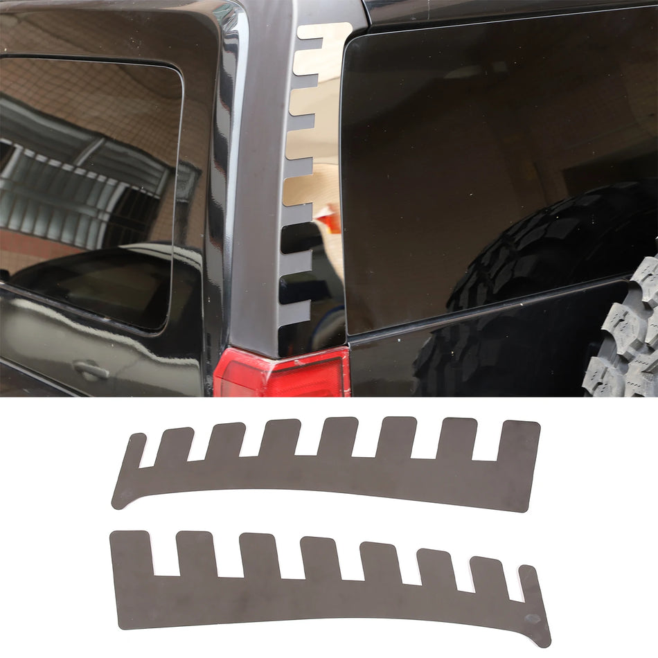 Hummer H3 2005-2009 Nerezové zadní světelné samolepky