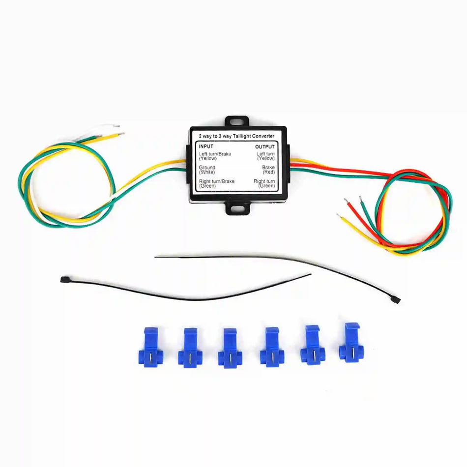 2 To 3 Wire Trailer Converter Harness For Vehicle Electrical System