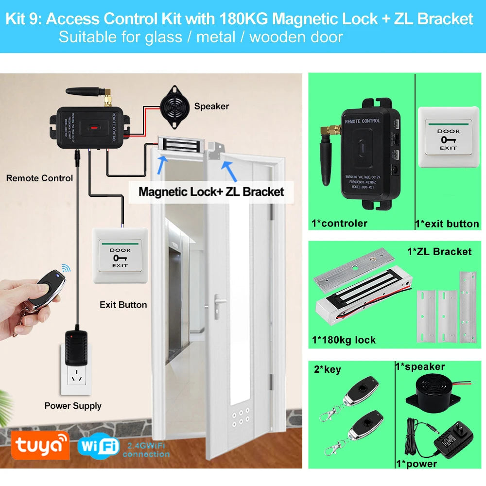 R01 - Smart Wifi Tuya Access Control Kit Remote Unlock Kit 9