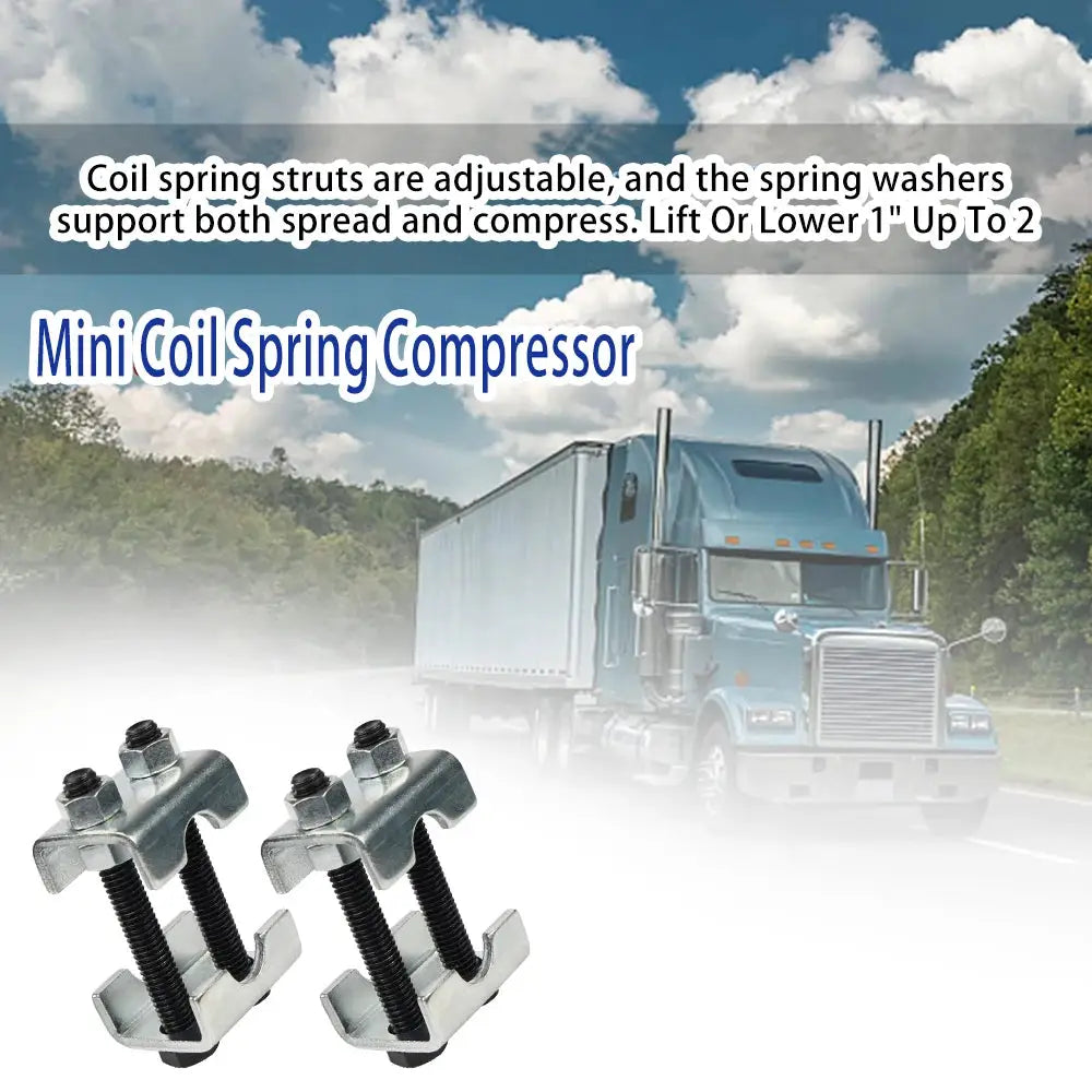 2pcs/4pcs Mini Coil Spring Compressor Strut Shock Absorber 2-Way Adjustable Spring Spacer, Spreads or Compresses Coil Springs by InterCyprus Trading Ltd