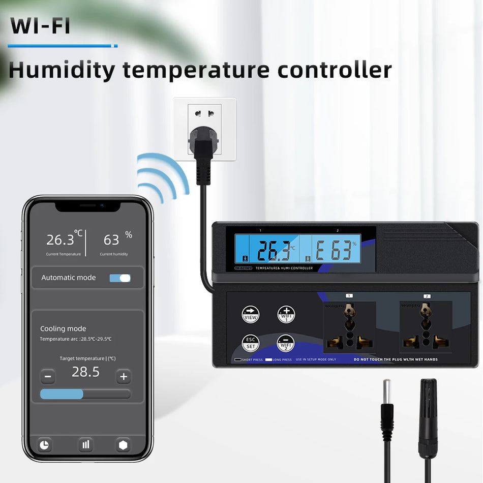 TH021W &ndash; Smart WiFi Humidity Temperature Controller