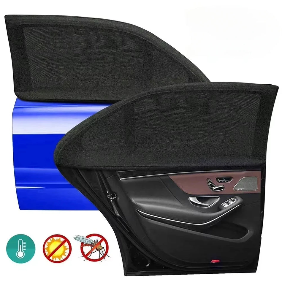 Sun Protection &amp; Privacy Anti-Mosquito Car Window Curtain Sunshade