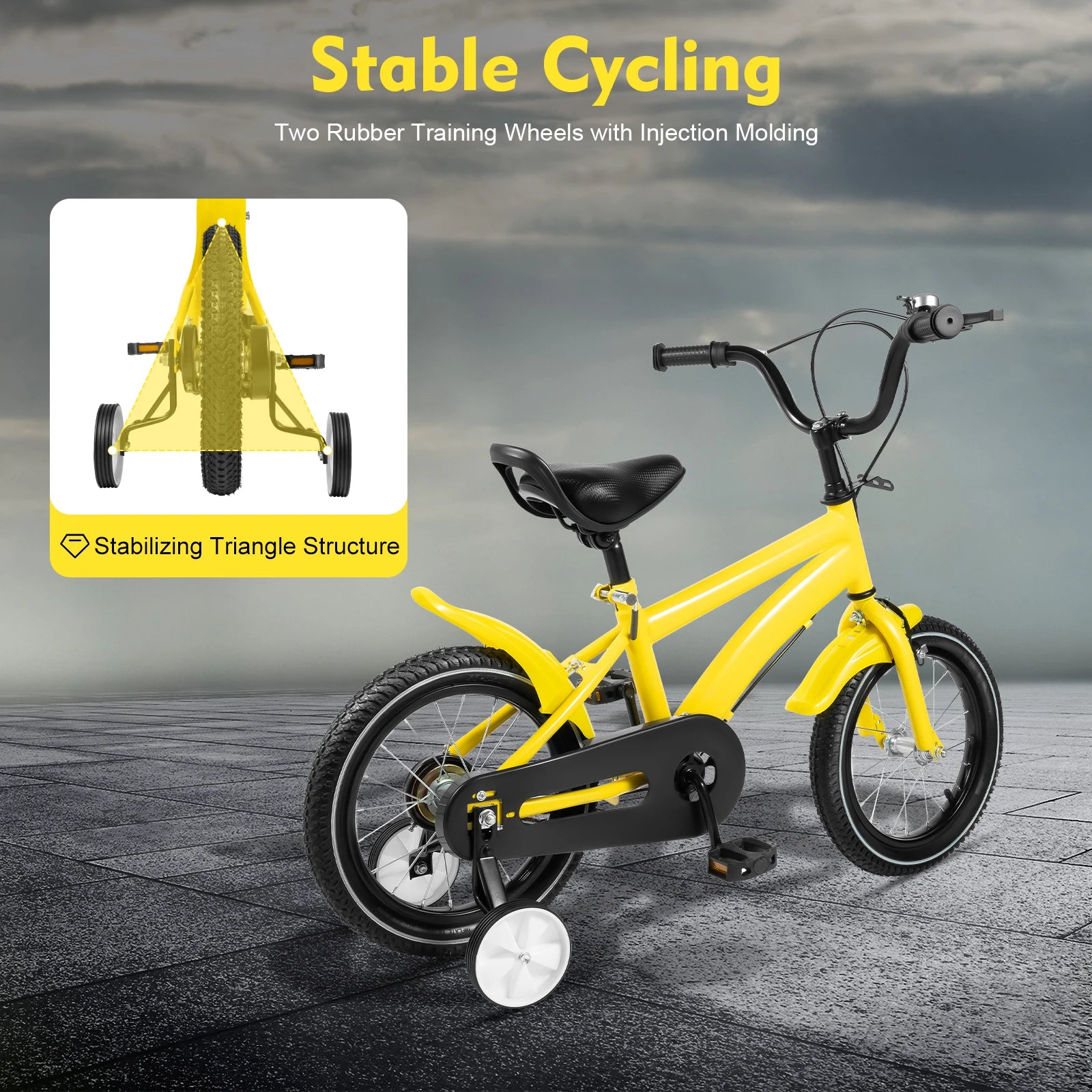 14 Inch Kids Bicycle With Training Wheels &ndash; Safe Start